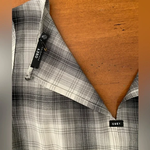 NWOT OBEY Plaid Skater Dress • XL - Picture 10 of 11